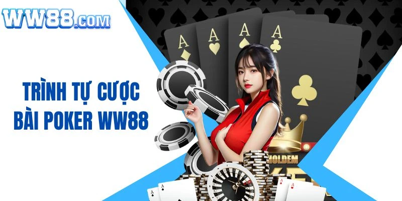 Trình tự trải nghiệm game bài Poker WW88 cơ bản