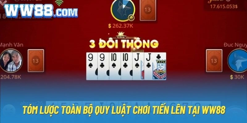 Tóm lược toàn bộ quy luật chơi Tiến lên tại WW88